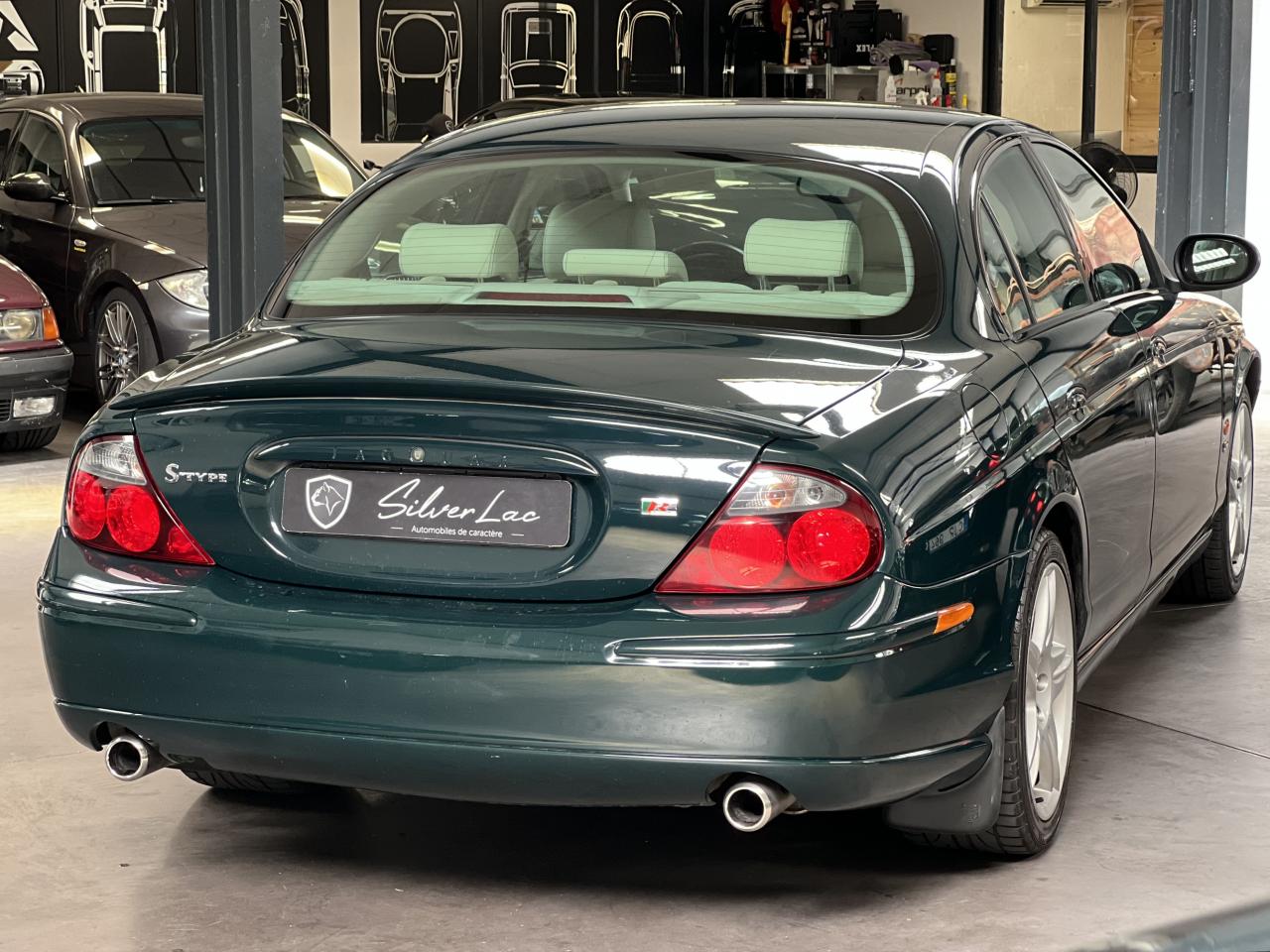 SILVER LAC - JAGUAR-S-TYPE-R 4.2 V8 406 Suralimenté BVA BERLINE PHASE 1 ...